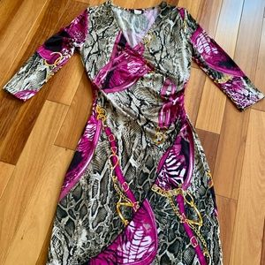 Venus A-Line 3/4 Sleeve Dress, Size XS